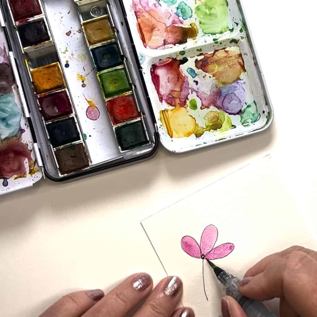 Online Watercolor Class Studio Set Basics Tamery Stafford