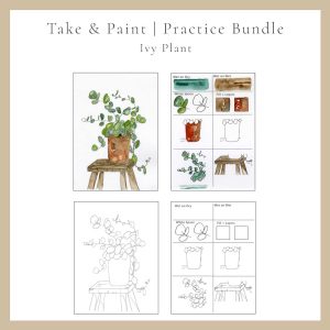 Ivy Plant | Take & Paint | Practice Bundle
