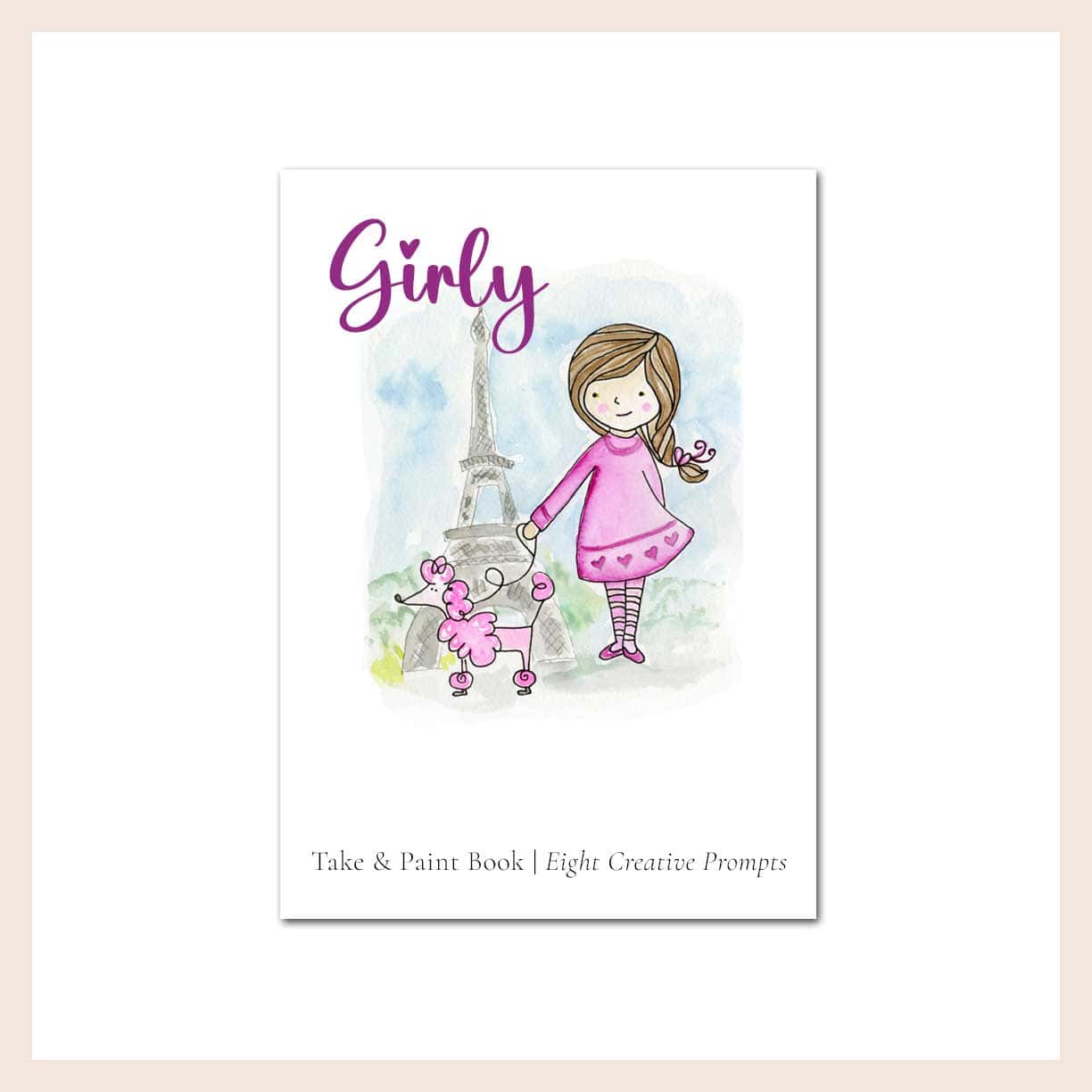 Girly | Take & Paint Book