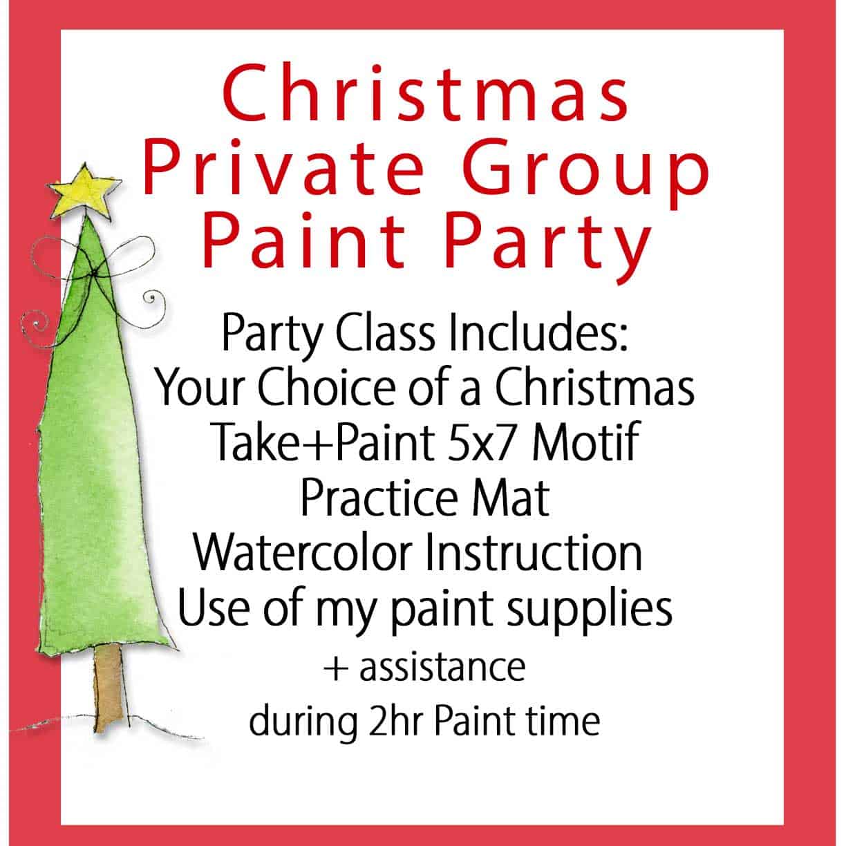 Christmas Paint Party - Build your Own Private Group