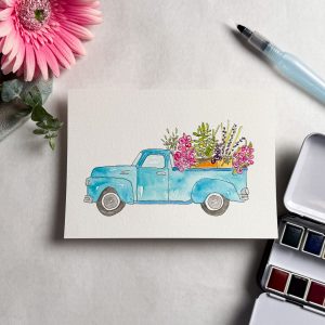 Flower Truck | Take & Paint