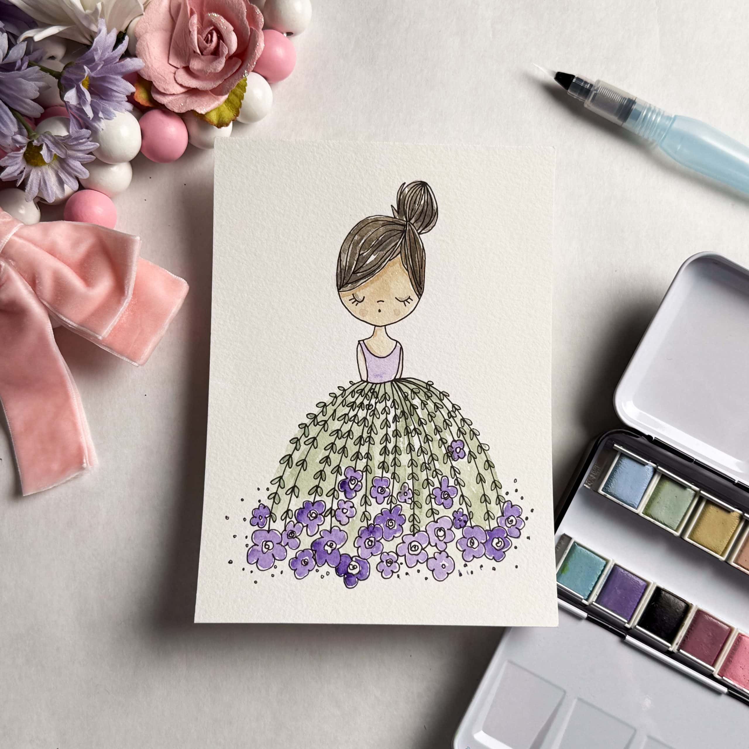Girly | Take & Paint Book - Image 3