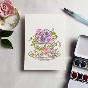 TeaTime Floral | Take & Paint