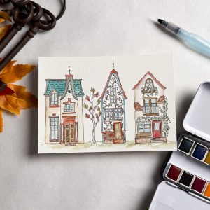 Village Street Row | Take & Paint