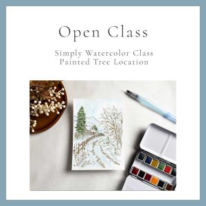 Watercolor Class | Painted Tree Saturday, January 24th 2-3pm