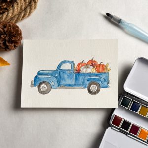 Pumpkin Pick-up Truck | Take & Paint