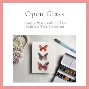 Watercolor Class | Painted Tree Tuesday, April 14th 10:30-12:30pm