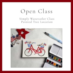 Watercolor Class | Painted Tree Monday, May 5th  10:30-12:30pm